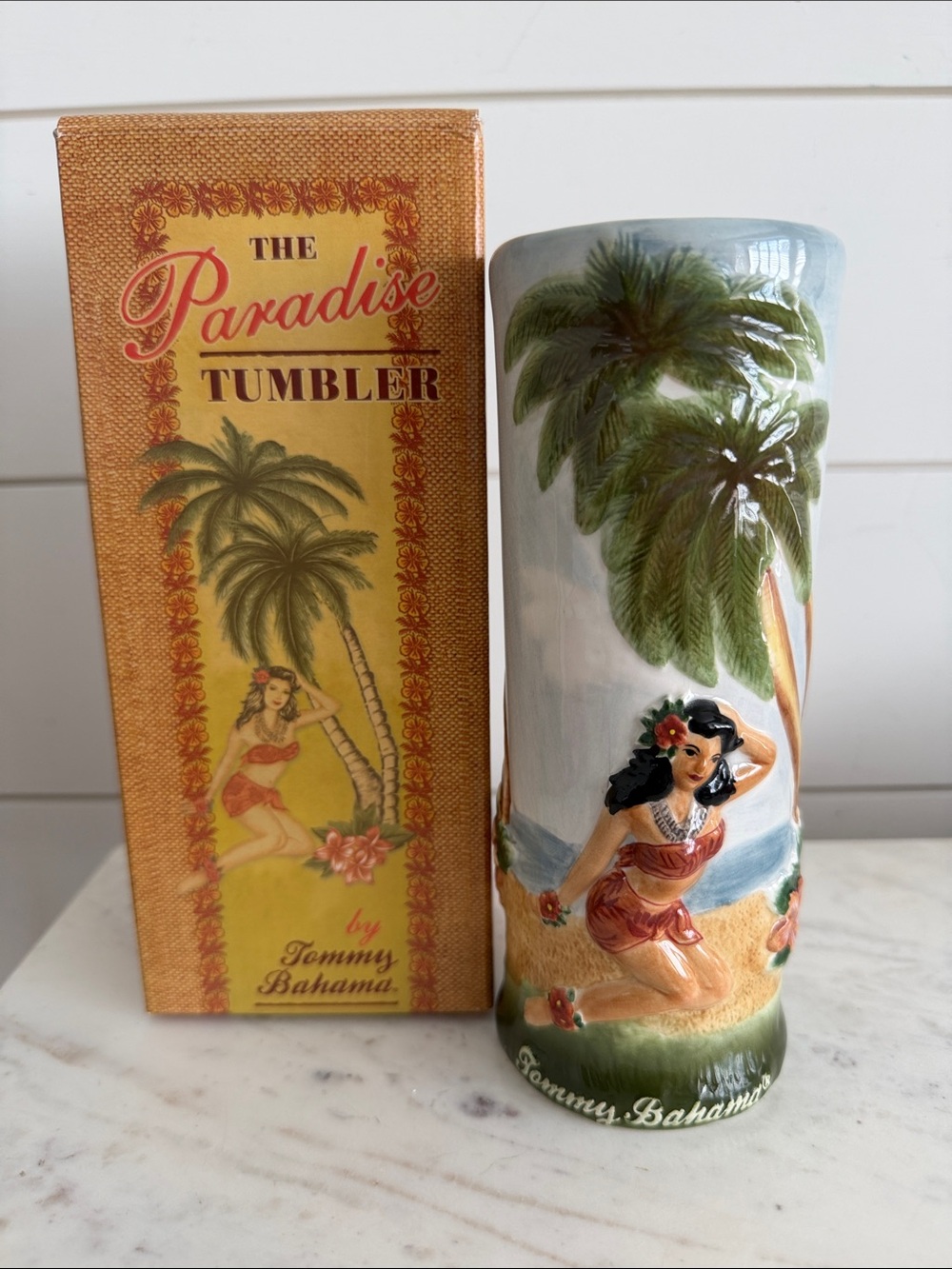 Vintage Tommy Bahama Tumbler Vacation Vixen